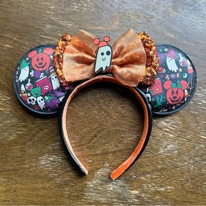 Disney Parks Halloween “Boo” Minnie Ears